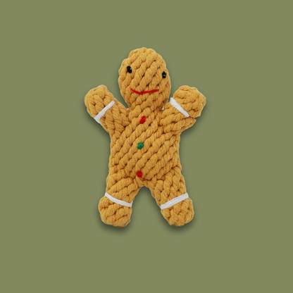 Gingerbread Man Rope Toy-1